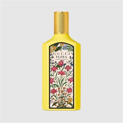 gucci flora amarillo|Gucci Flora orchid.